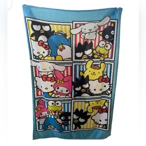 SANRIO FRIENDS Cozy Fleece Throw Blanket NEW 50" X 40"